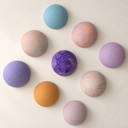 Wallipop Lilac Sunset Duvar Dekoru | Wallibex / Tek ve eşsiz Wallipop Lilac Sunset; alçı üzerine el boyaması 9 parçalı, dokulu ve şablonlu duvar dekoru.