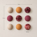 Wallipop Mulberry Dune Duvar Dekoru | Wallibex / Tek ve eşsiz Wallipop Mulberry Dune; alçı üzerine el boyaması 9 parçalı, dokulu ve şablonlu duvar dekoru.