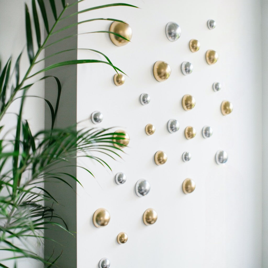 Wallipop Silver - Gold Duvar Dekoru - 24'lü Set