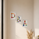 Wallnom Bold Ampersand Duvar Tablosu | Canlı Renkli 3 Boyutlu "&" Duvar Dekoru