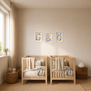 Wallnom Soft Ampersand Duvar Tablosu | Pastel Renkli 3 Boyutlu "&" Duvar Dekoru