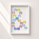 Wallnom Soft Ampersand Duvar Tablosu | Pastel Renkli 3 Boyutlu "&" Duvar Dekoru