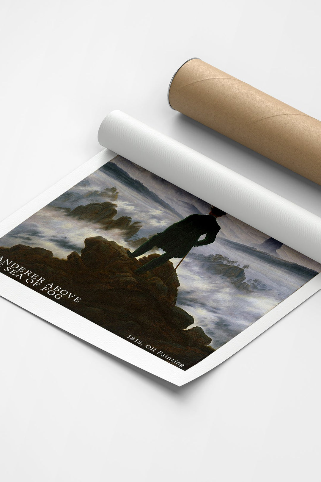 Wanderer Above The Sea Of Fog | Caspar David Friedrich Baskı-Baskı-ODA.products-30x40 cm-Çerçevesiz-NowShopFun