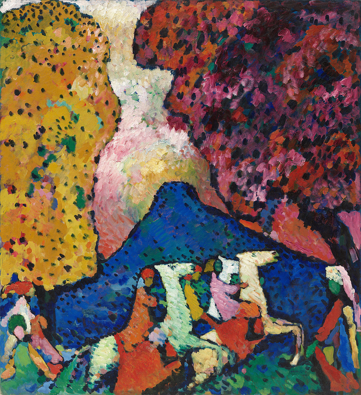 Wassily Kandinsky - Mavi Dağ Fine Art Baskı