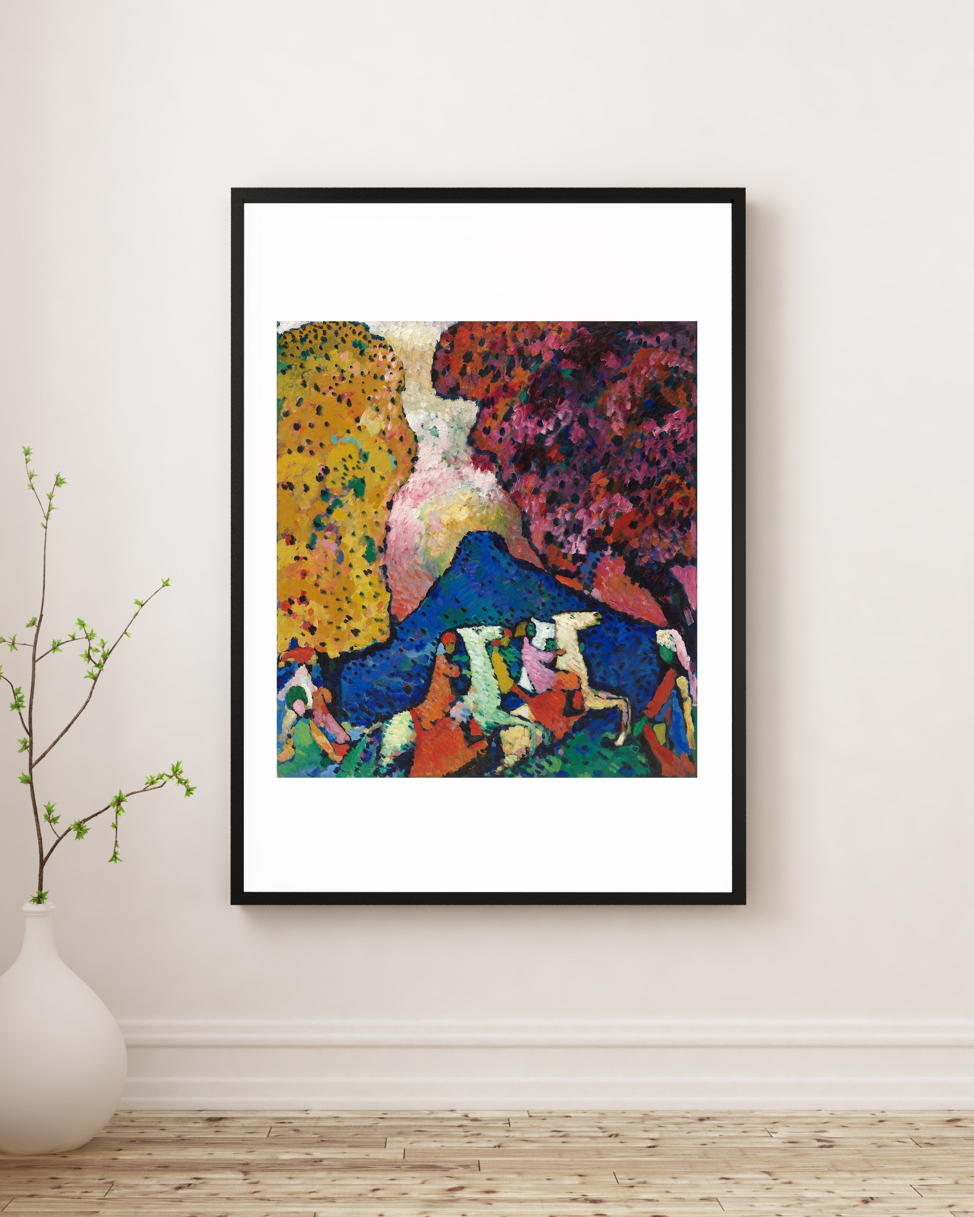 Wassily Kandinsky - Mavi Dağ Fine Art Baskı