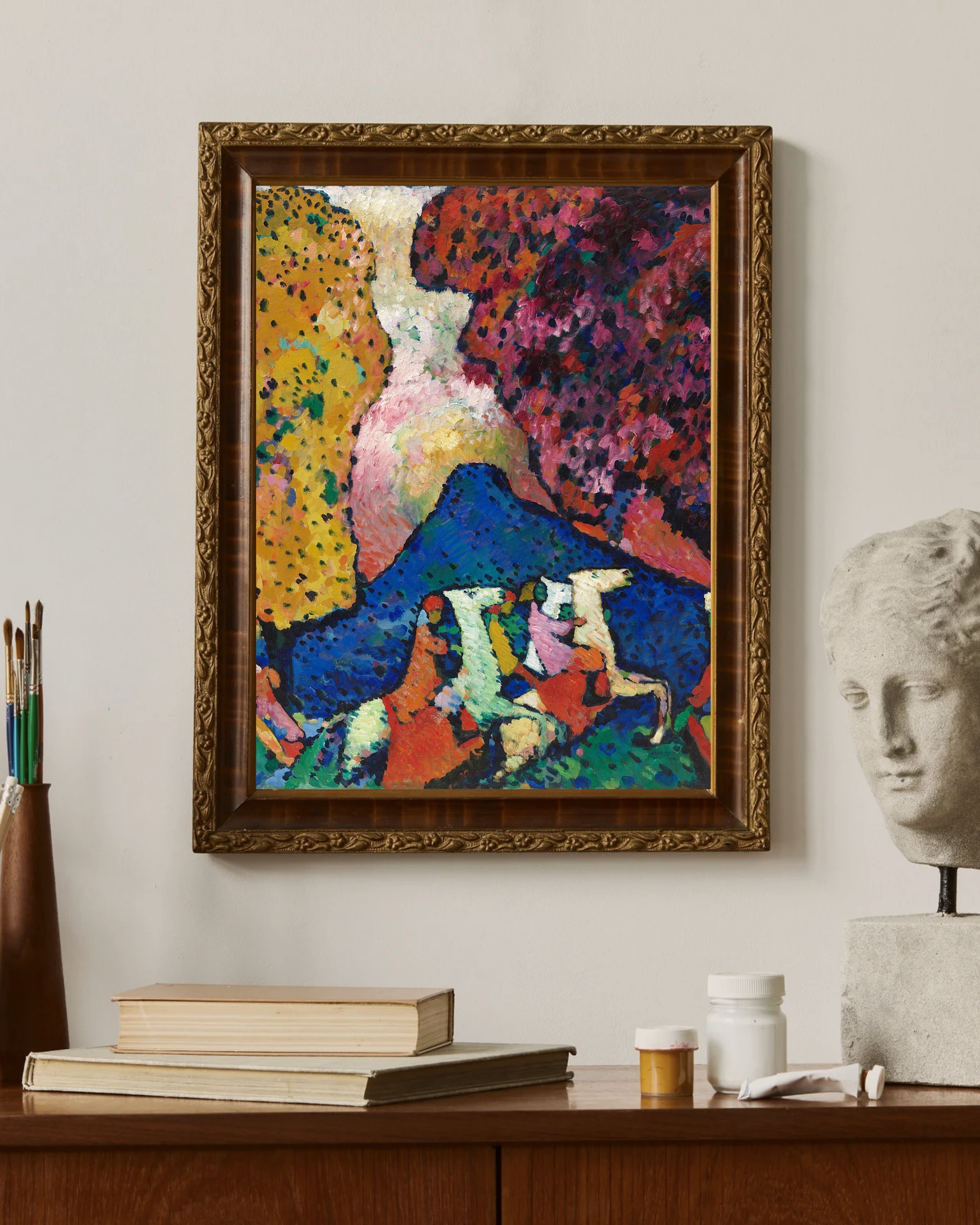 Wassily Kandinsky - Mavi Dağ Fine Art Baskı