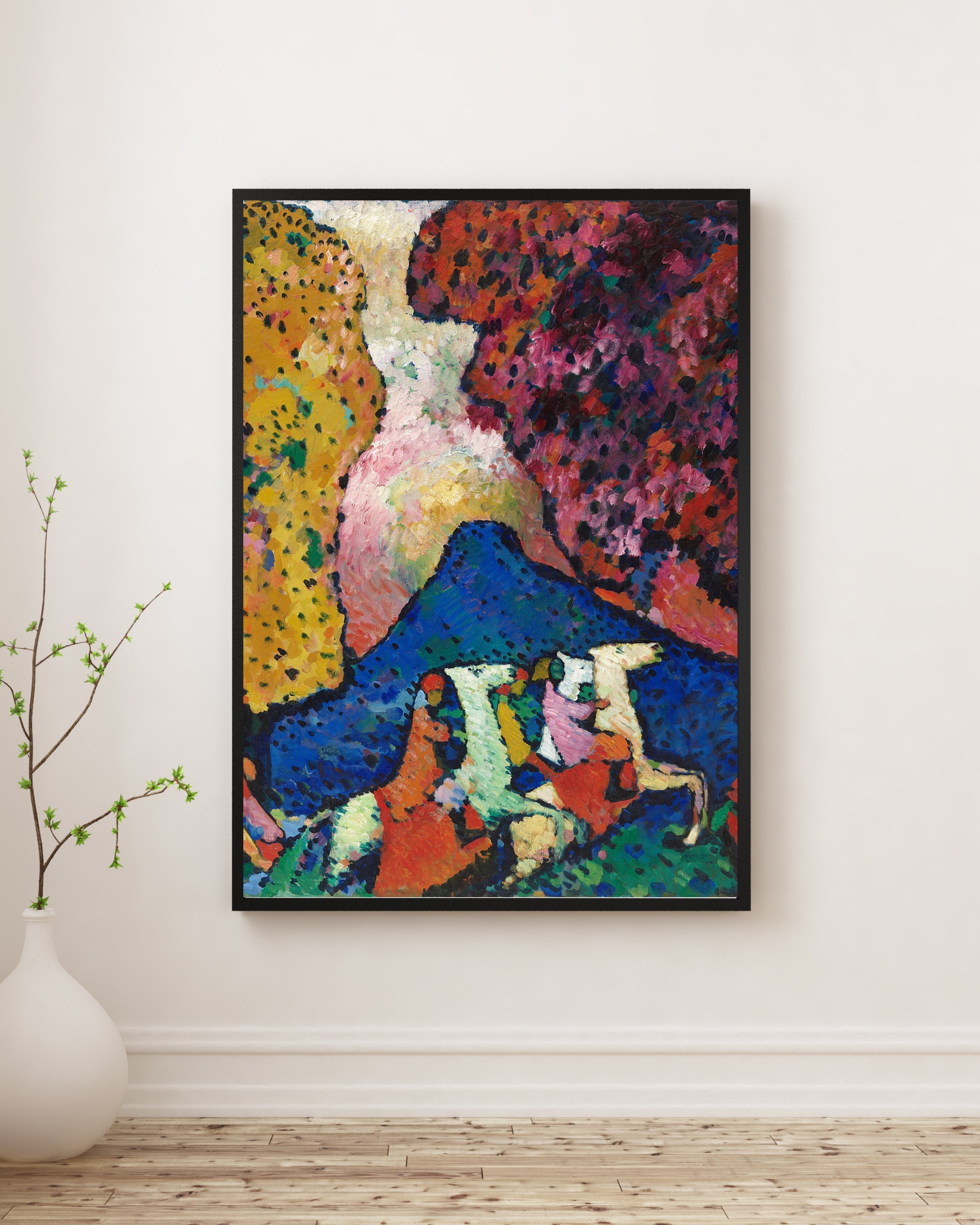 Wassily Kandinsky - Mavi Dağ Fine Art Baskı