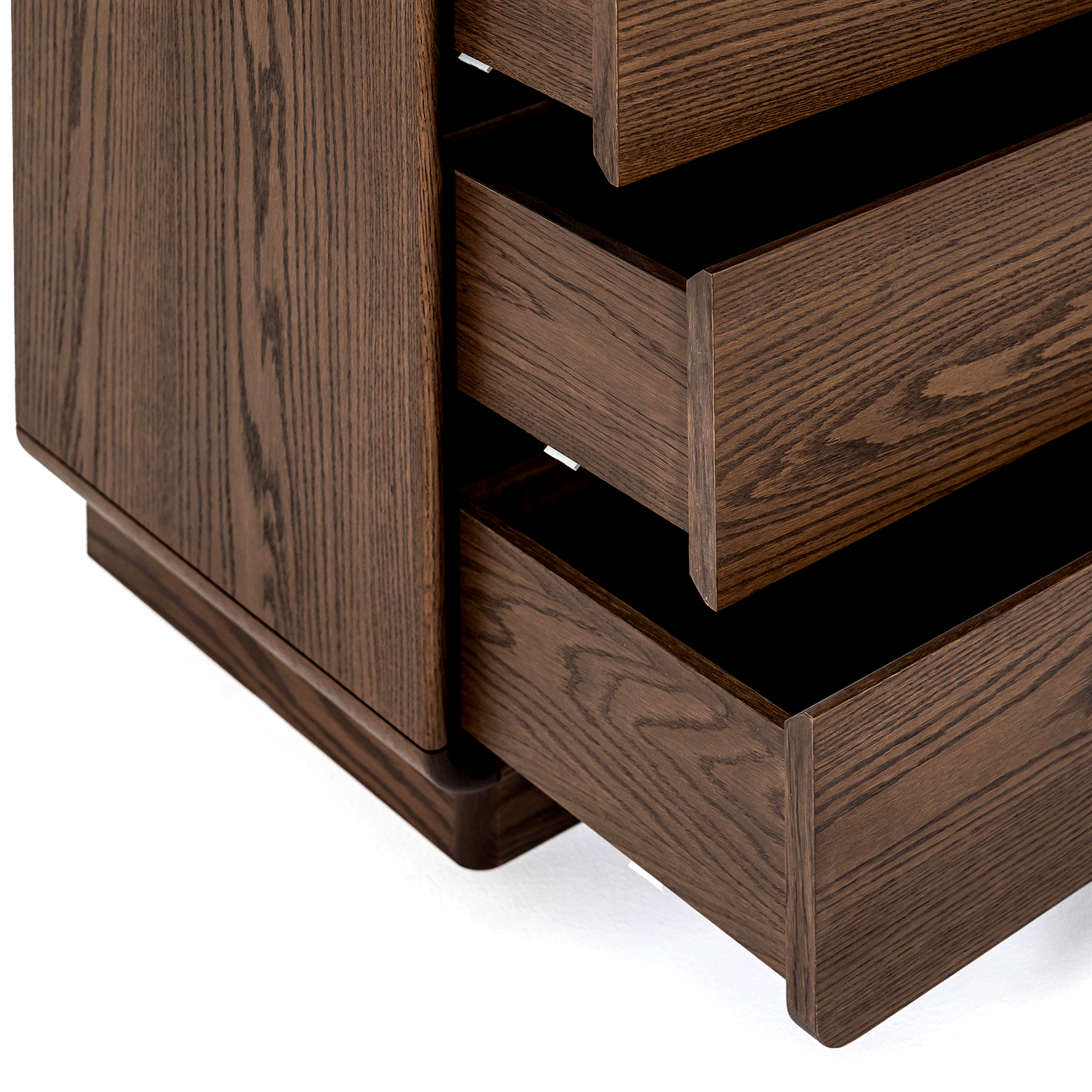 Watkins 4 Çekmeceli Şifonyer | Koyu Meşe