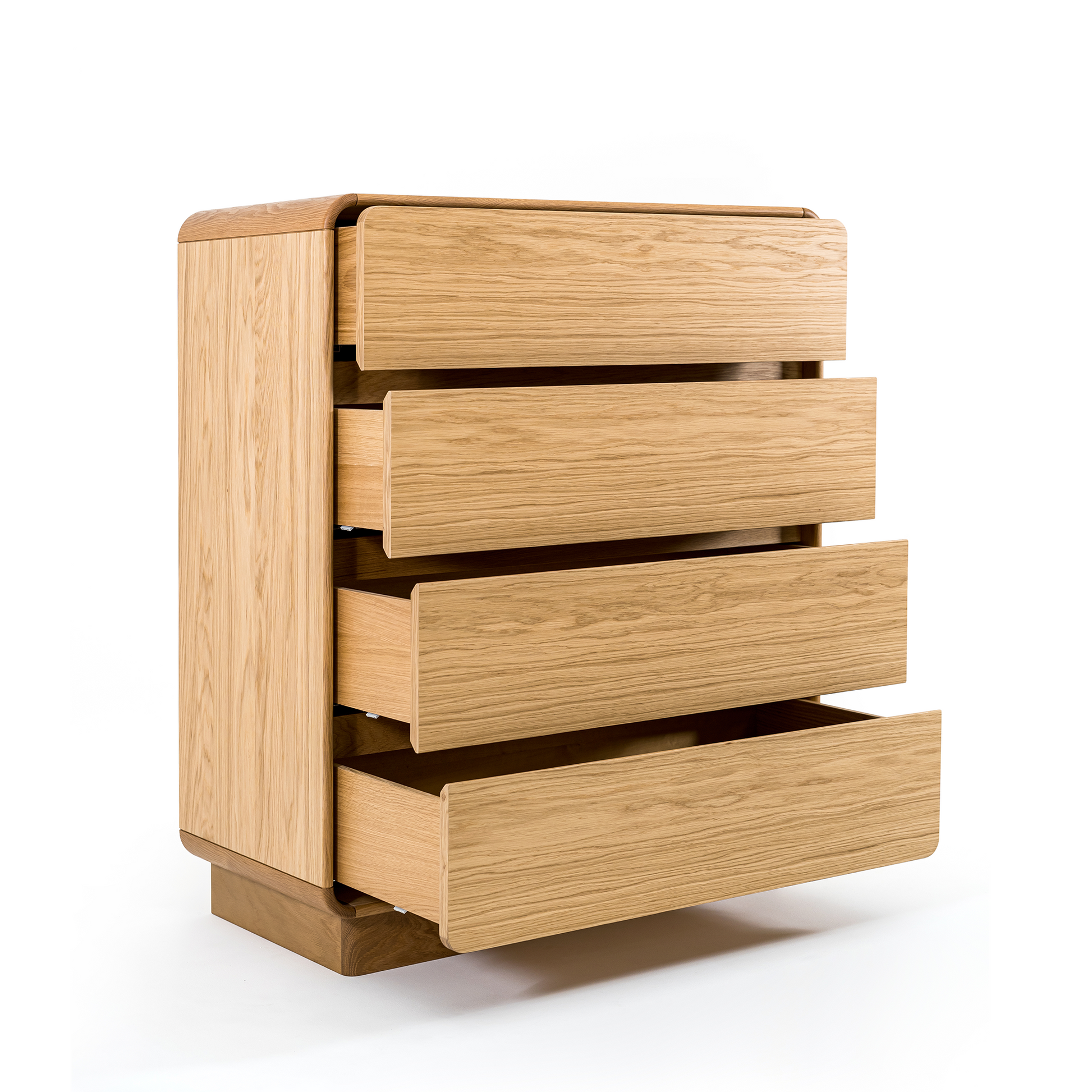 Watkins 4 Çekmeceli Şifonyer | Natürel Meşe