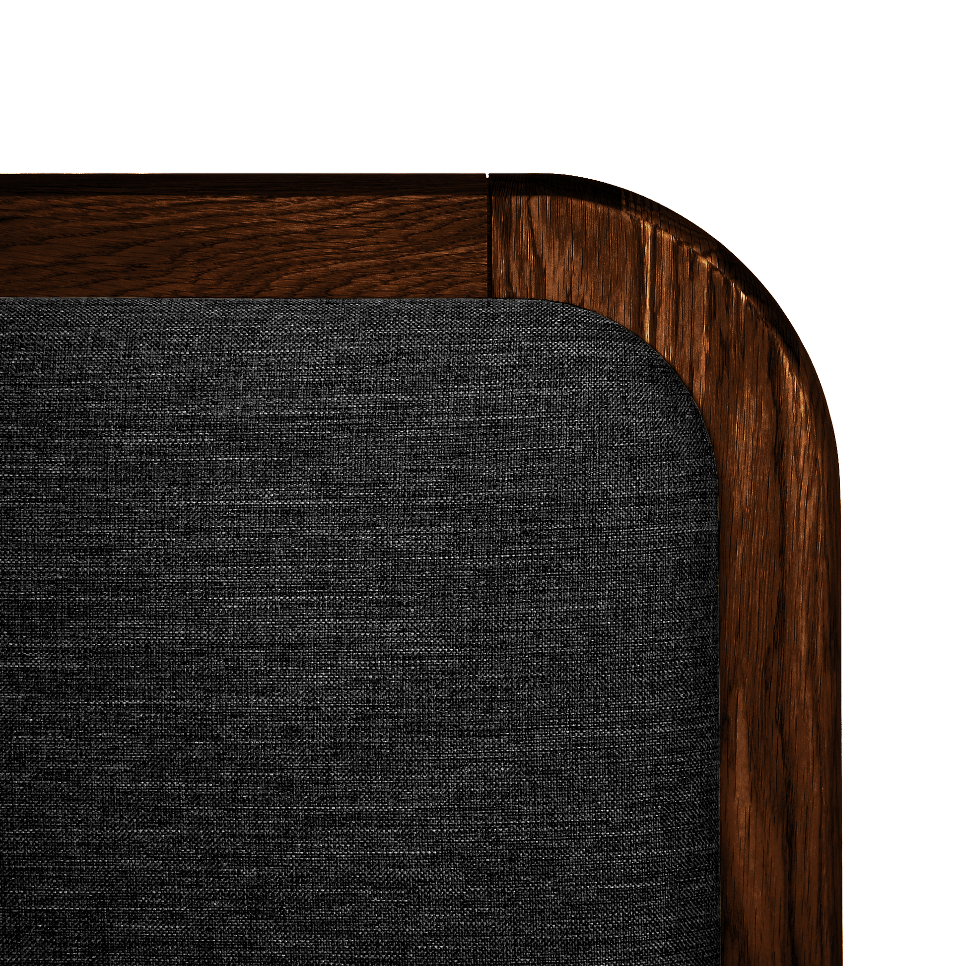 Watkins Döşemeli Karyola Koyu Meşe