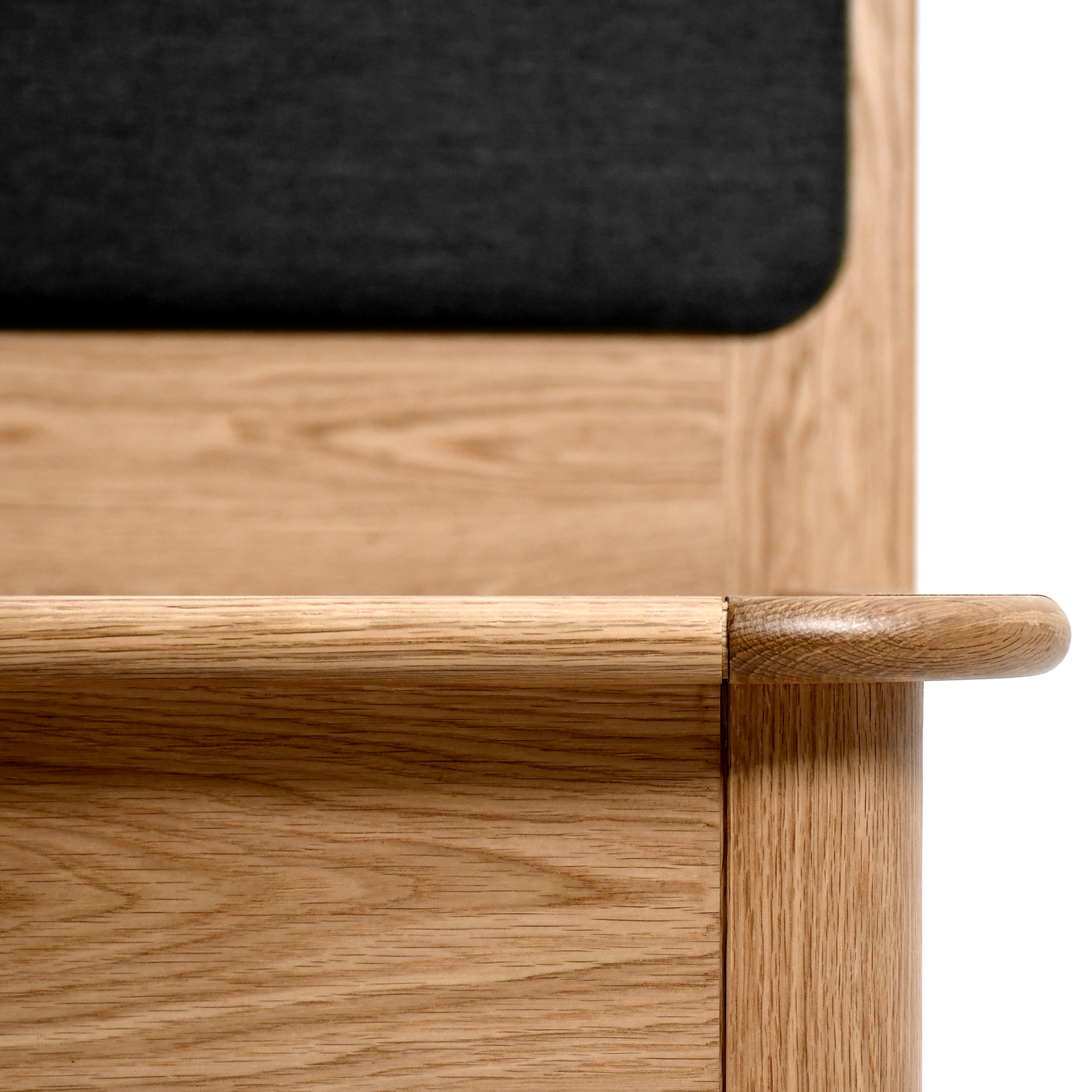 Watkins Döşemeli Karyola Natürel Meşe