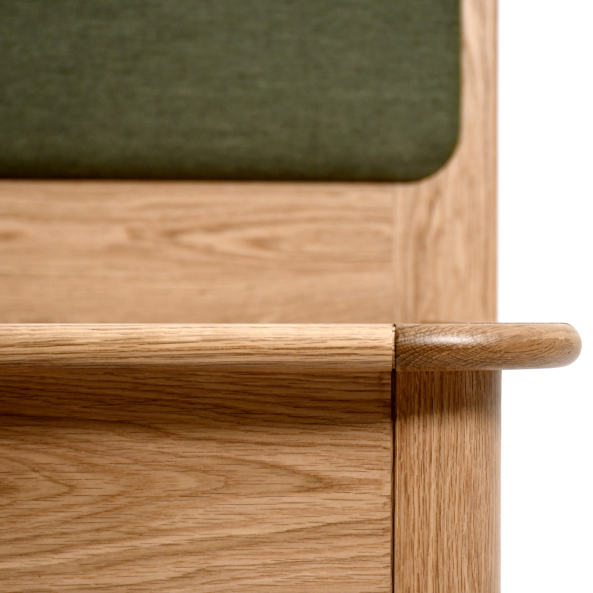 Watkins Döşemeli Karyola Natürel Meşe