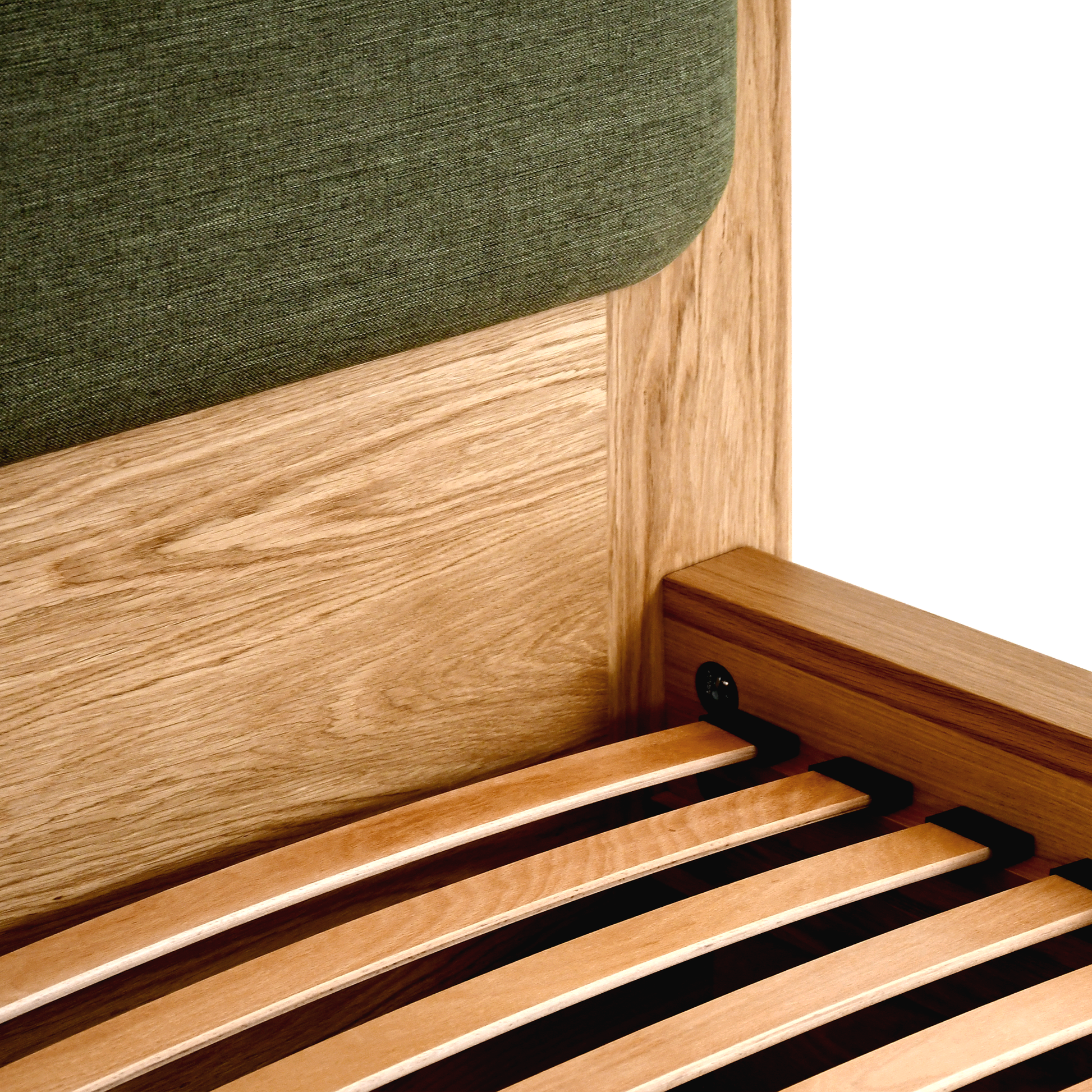 Watkins Döşemeli Karyola Natürel Meşe