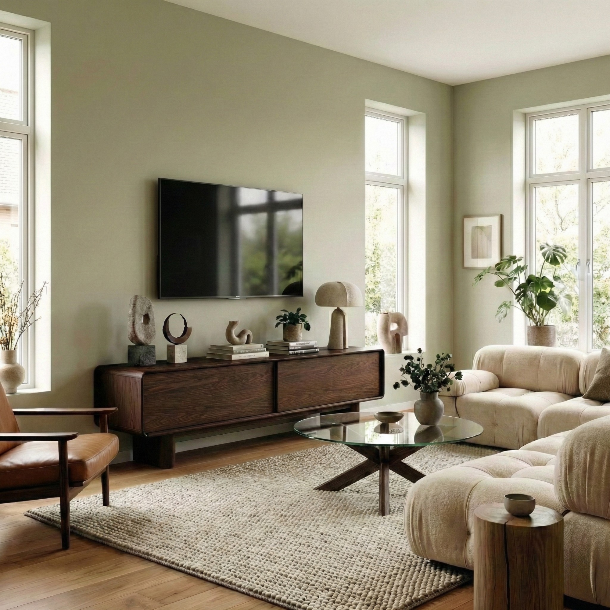 Watkins Tv Ünitesi - 210 Cm | Koyu Meşe