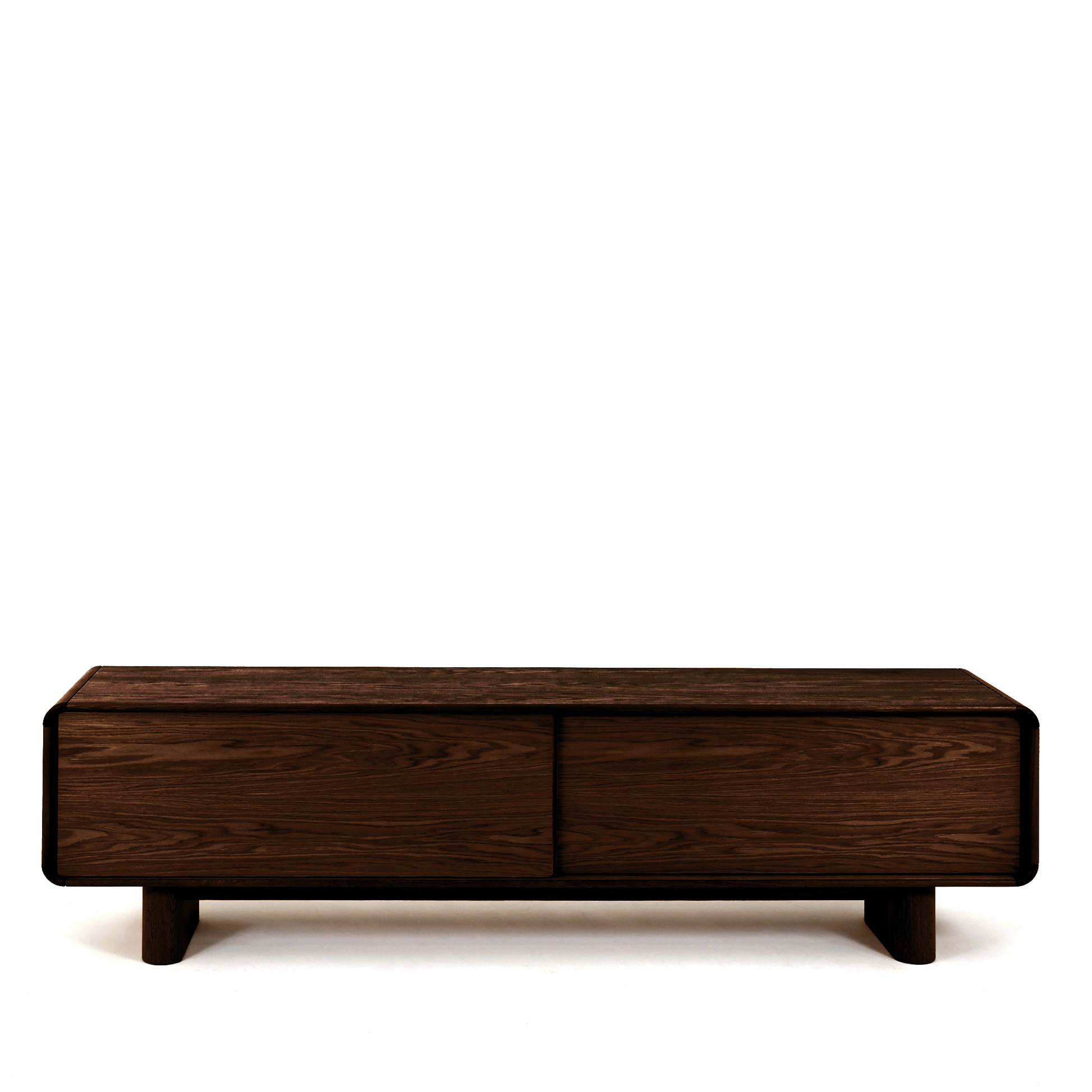 Watkins Tv Ünitesi - 210 Cm | Koyu Meşe