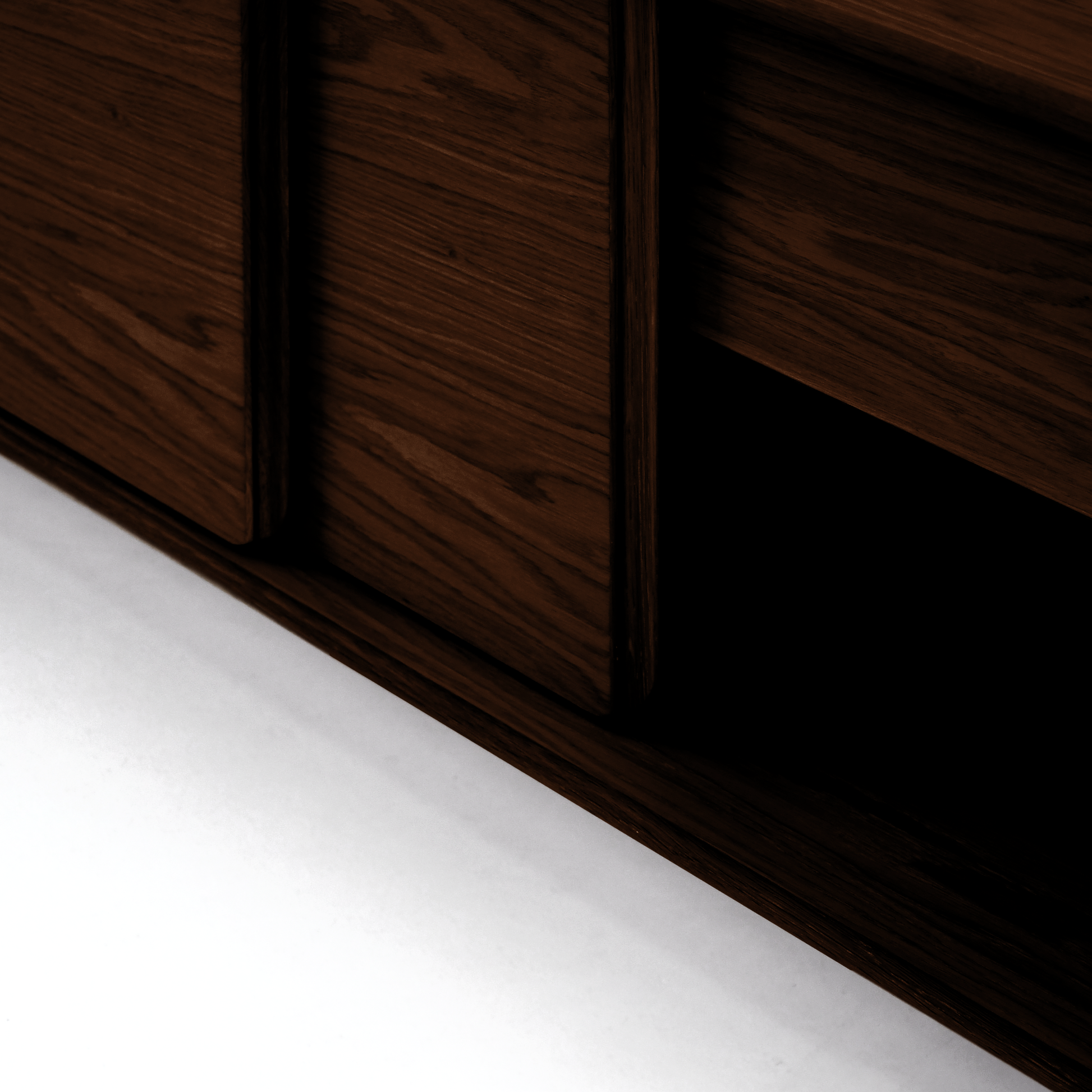 Watkins Tv Ünitesi - 210 Cm | Koyu Meşe