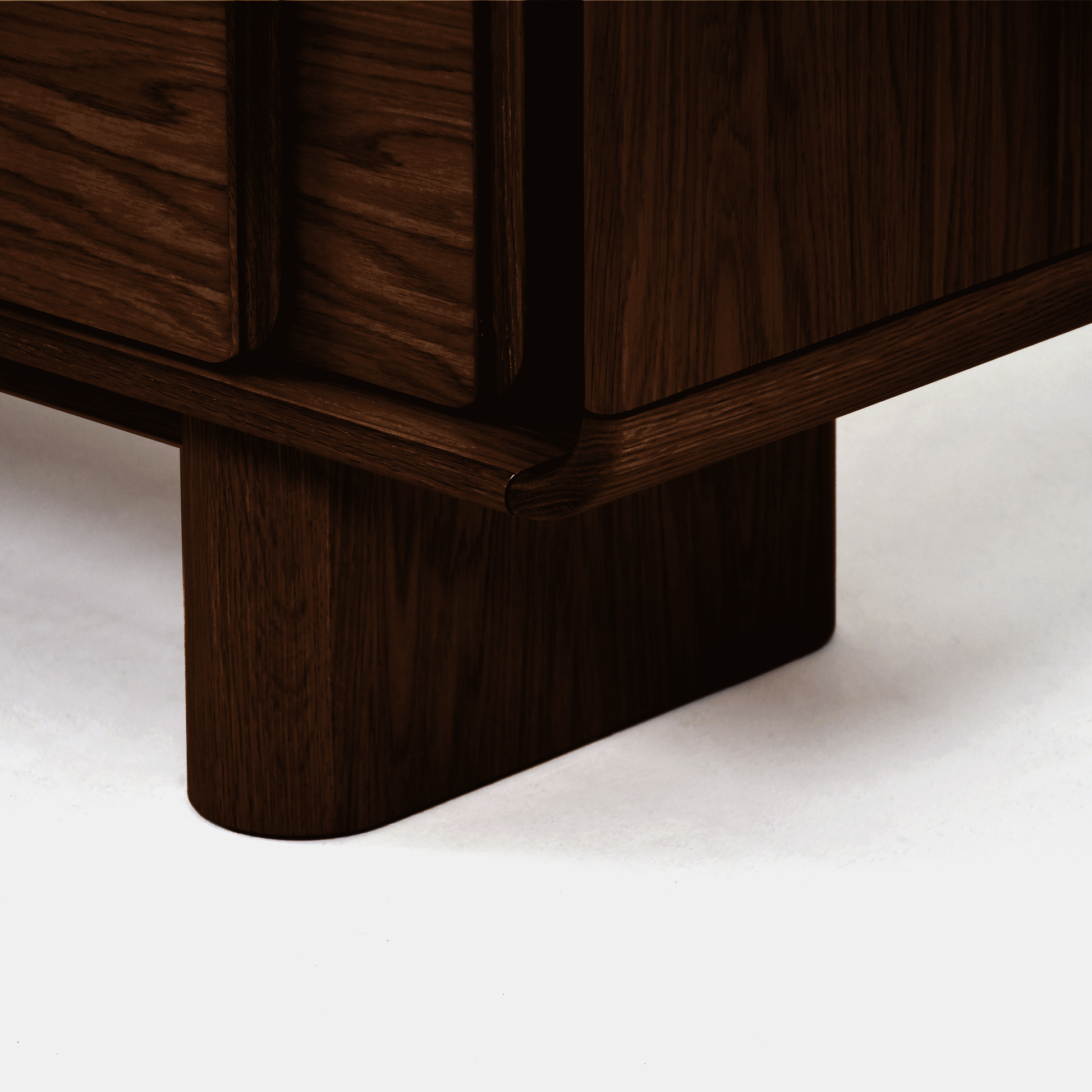 Watkins Tv Ünitesi - 210 Cm | Koyu Meşe