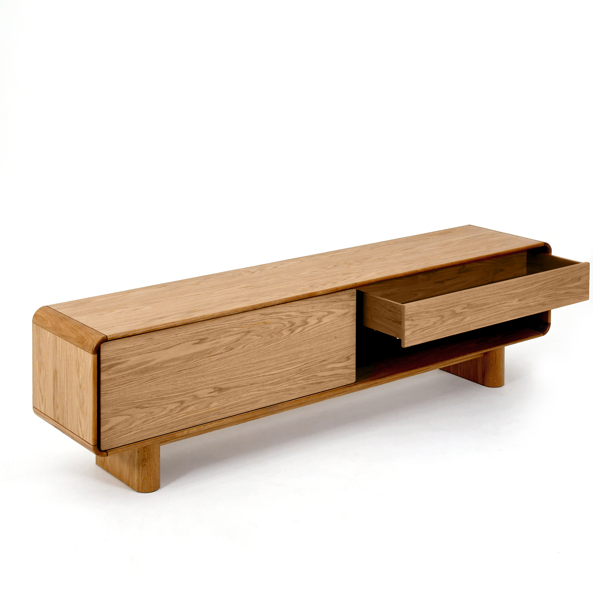 Watkins Tv Ünitesi - 210 Cm | Natürel Meşe