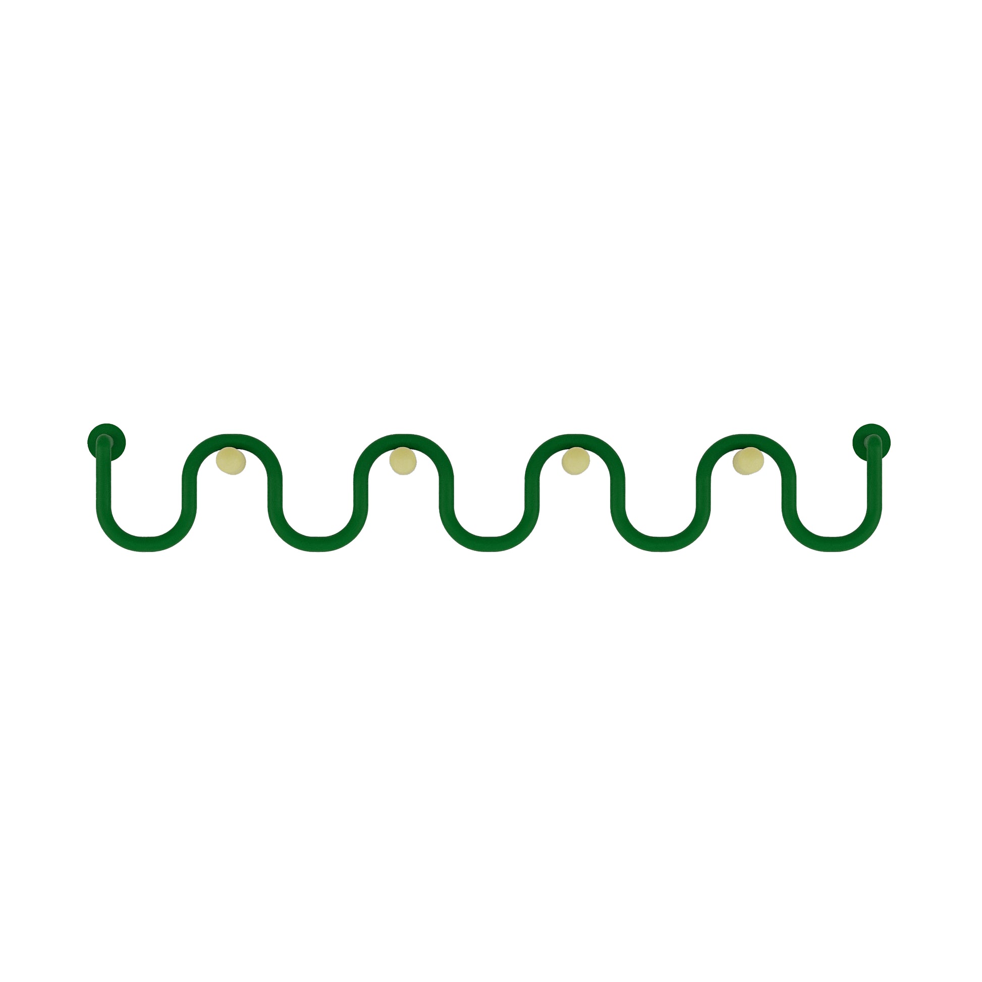 Wave Askılık-Duvar Askılığı-Kiddiverse-Yeşil-Sarı-NowShopFun