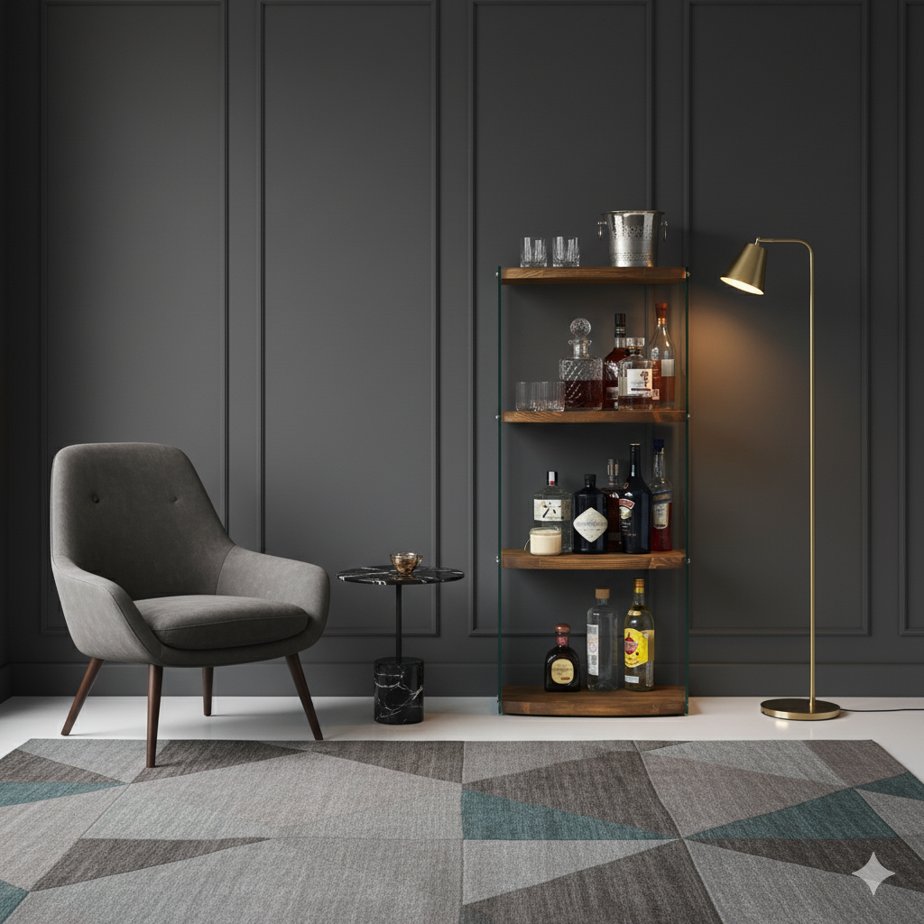 Waves Bar/İçki Rafı