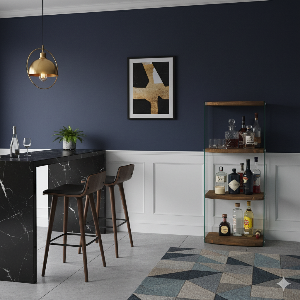 Waves Bar/İçki Rafı