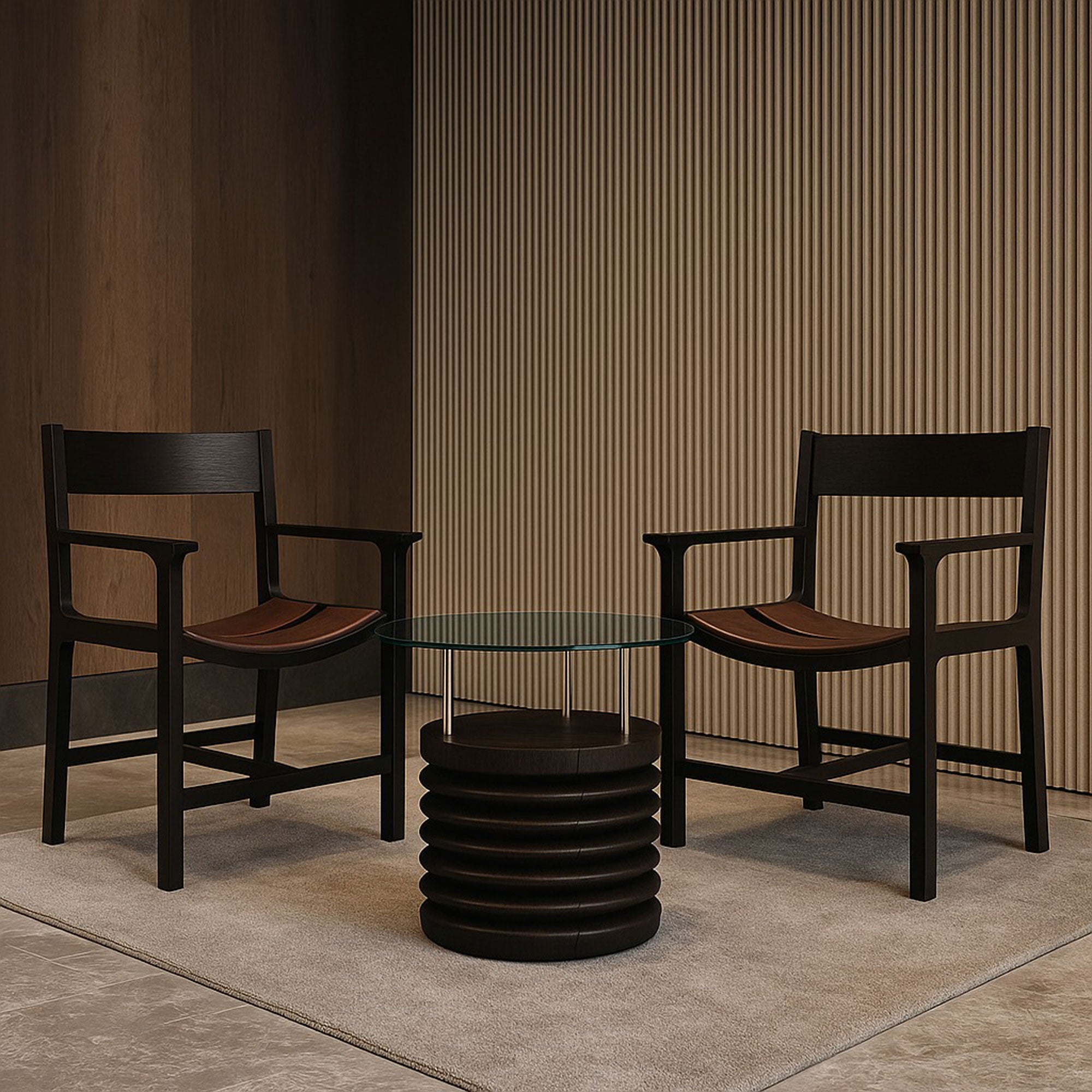 Sofra Cam Orta Sehpa