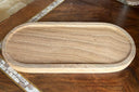 Traverten Oval Tepsi - Sunumluk