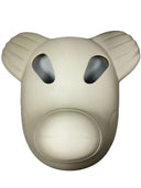 Bear Mask Mat Ekru Dekorarif Obje