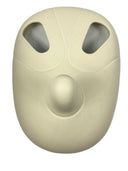 Elephant Mask Mat Ekru Dekoratif Obje
