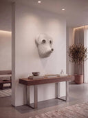 Monkey Mask Mat Ekru Dekoratif Obje