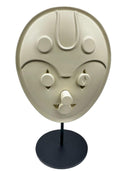 Tribu Mask Oval 1. Matt Ecrue Figür