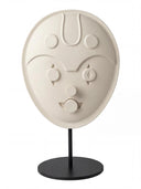 Tribu Mask Oval 1. Matt Ecrue Figür