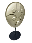 Tribu Mask Oval 2. Matt Ecrue Figür