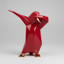 Penguin Glossy Bordeaux Dekoratif Obje