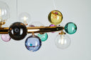 Bubble Çember Avize Gold Şeffaf No:4