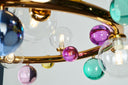 Bubble Çember Avize Gold Şeffaf No:4