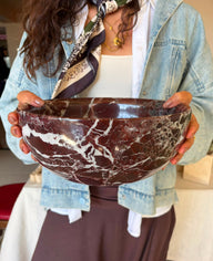 Elazığ Vişne Büyük Boy Mermer Kase