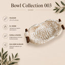 Bowl Collection 003 Ahşap Detaylı Dekoratif Kase