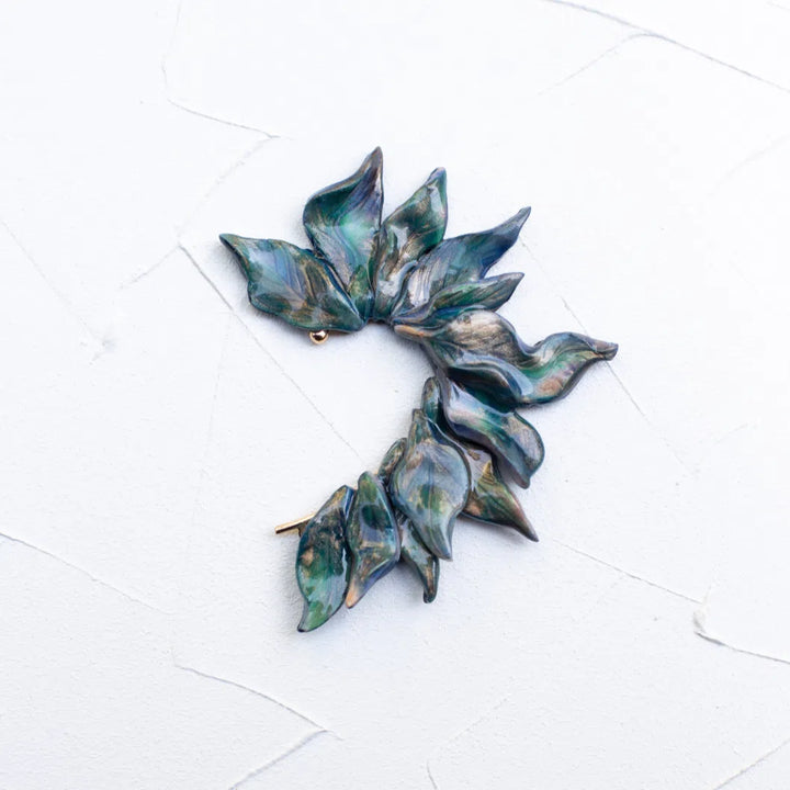 Wild Leaves Yapraklı Earcuff-Küpe-Sunset Magic Studio-NowShopFun