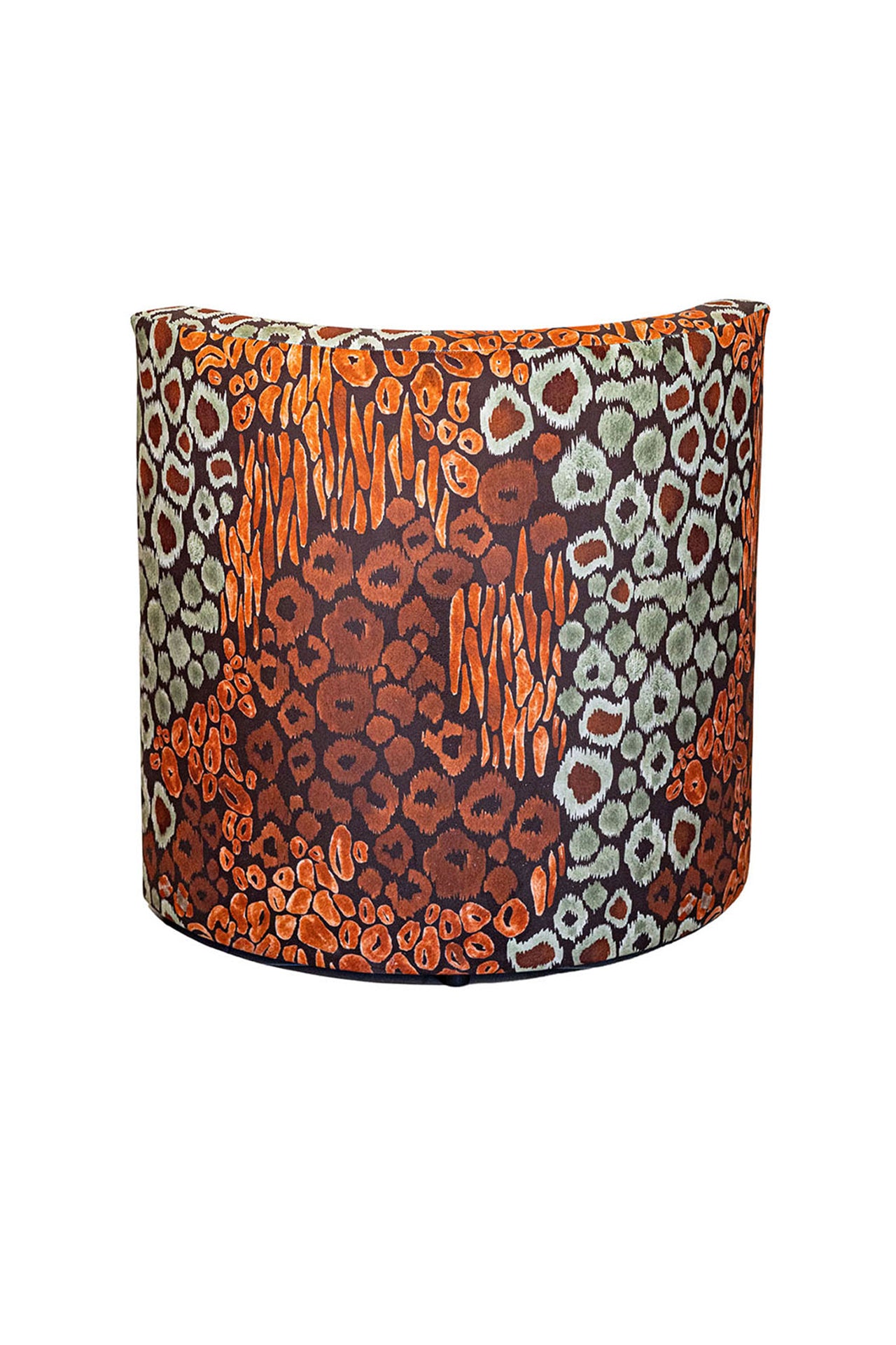 Wild Patch Sırt Destekli Kadife Puf