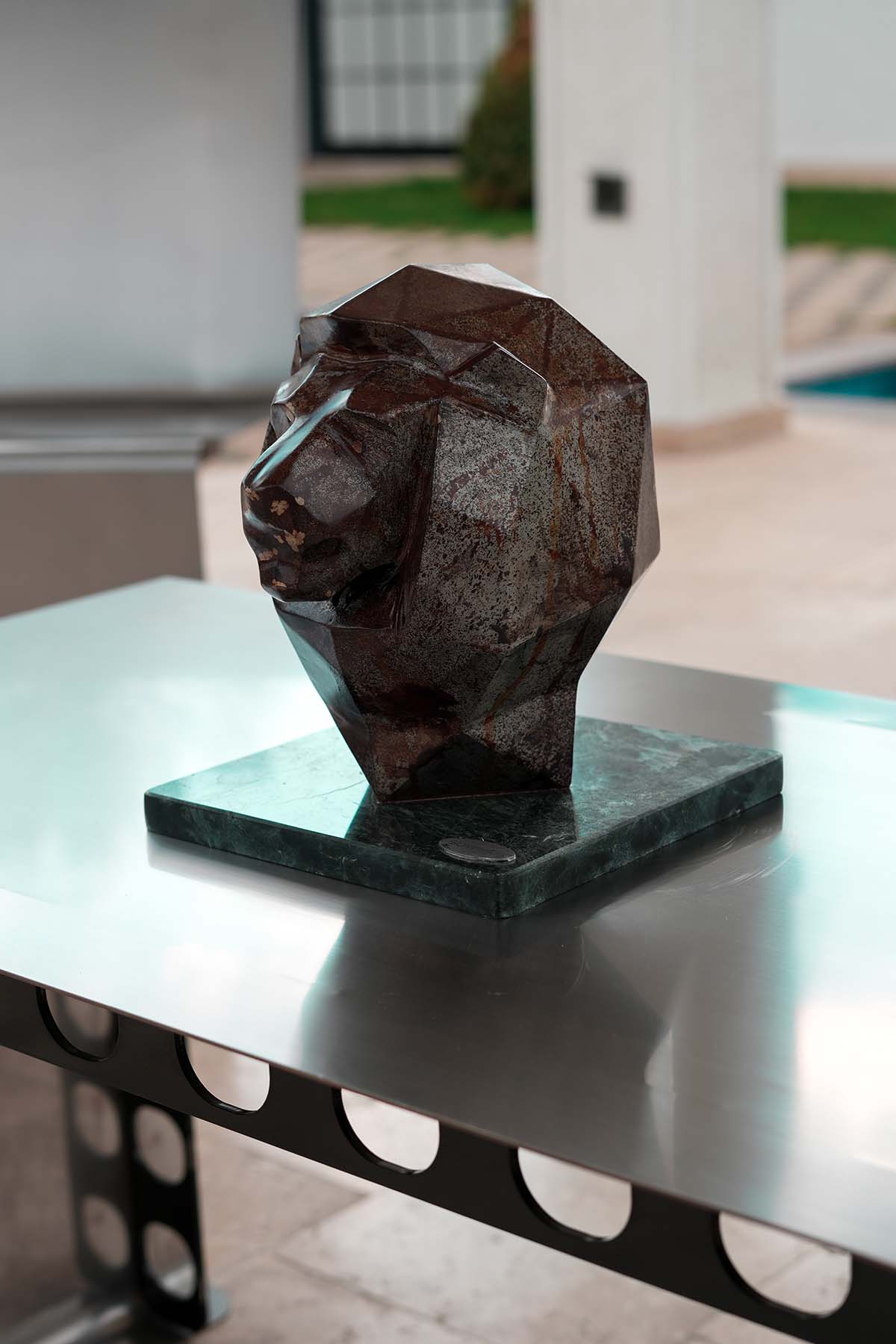 Wildform Metal Aslan Heykeli