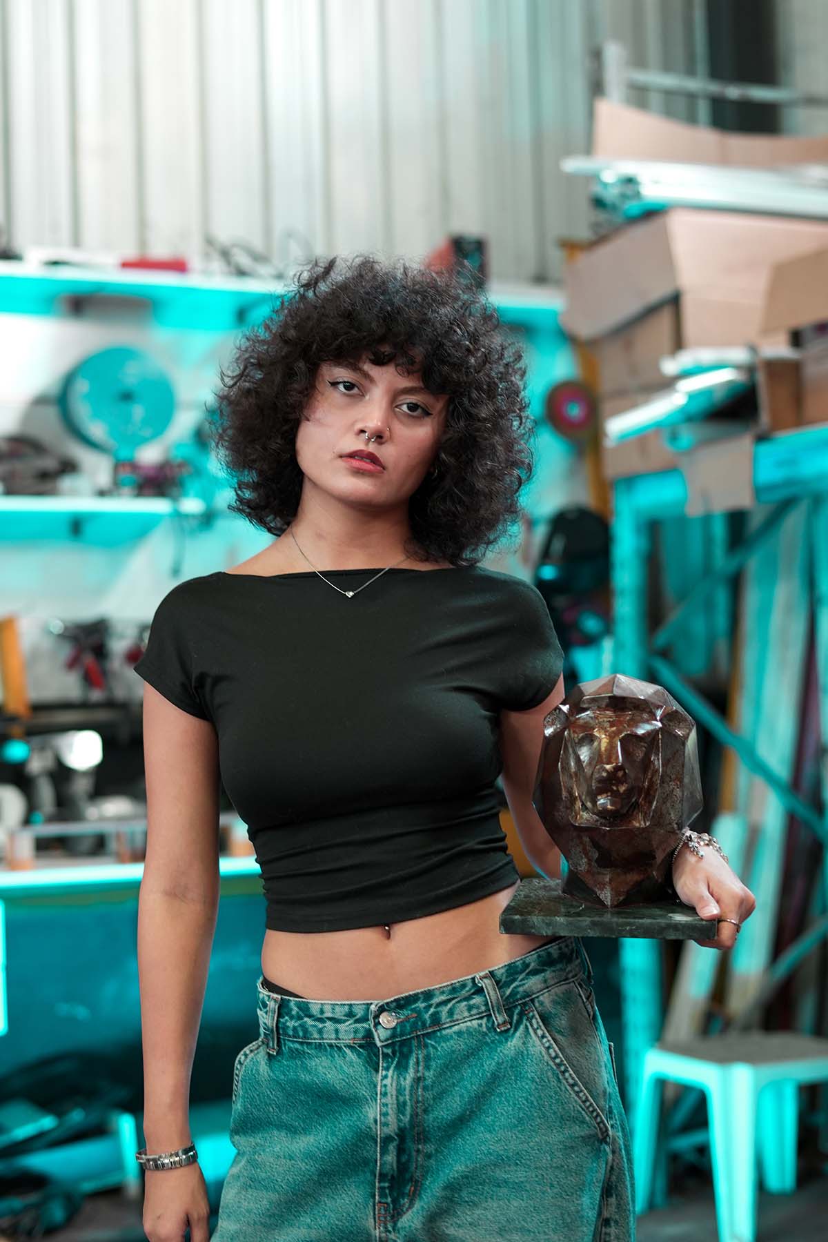 Wildform Metal Aslan Heykeli