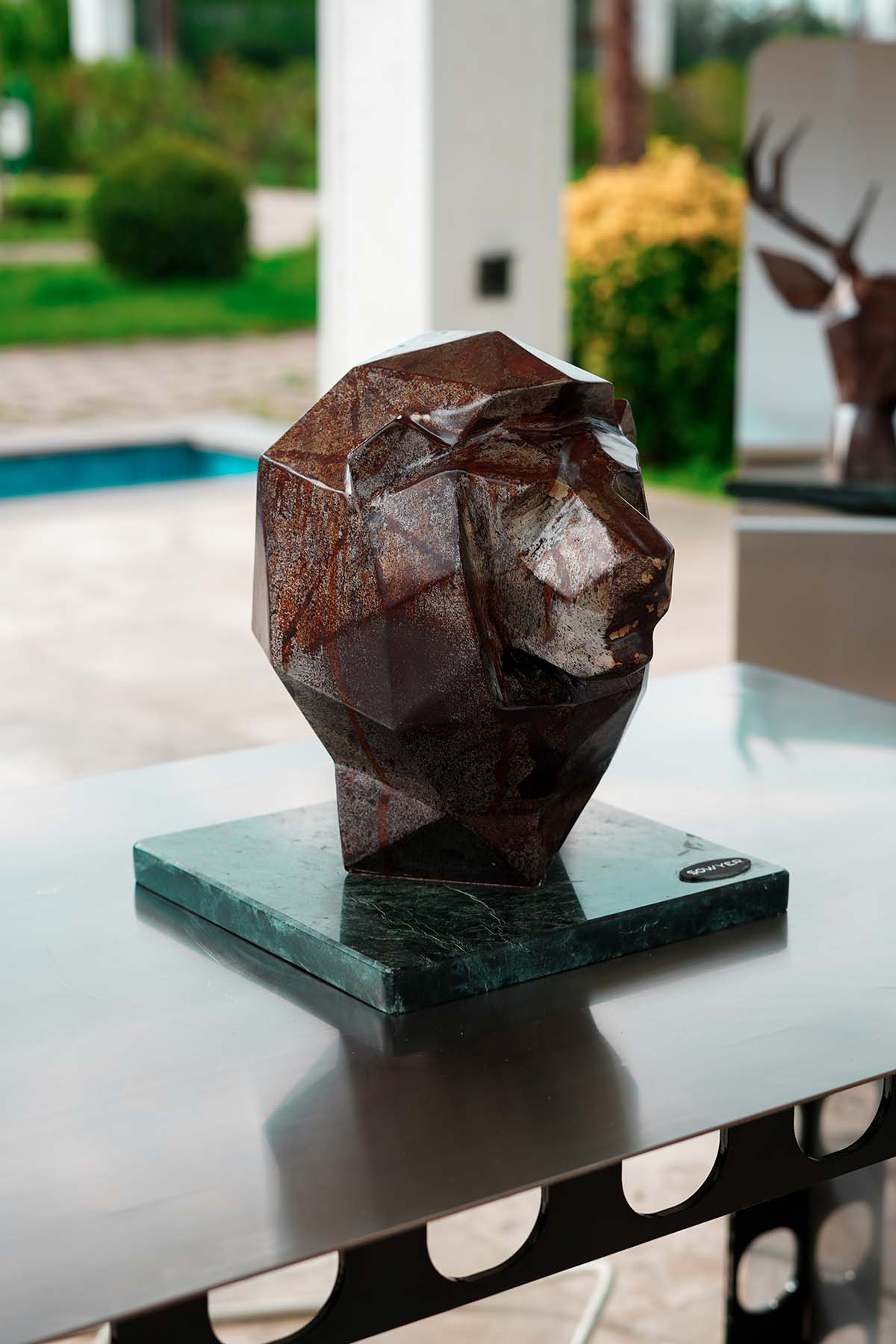 Wildform Metal Aslan Heykeli