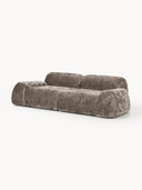 Wolke 3-Kişilik Modüler Teddy Bouclé Koltuk Lüks Modern Tasarım
