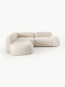 Wolke 4-Kişilik Modüler Bouclé Köşe Koltuk Chaise Longue