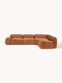 Wolke 4-Kişilik Modüler Köşe Koltuk Teddy Buklet