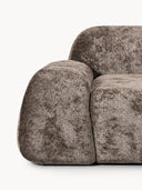 Wolke 4 Kişilik Modüler Köşe Koltuk Teddy Buklet Taupe