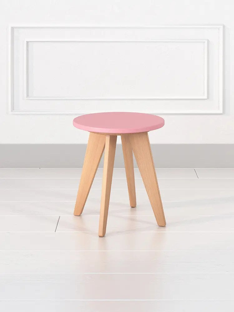 Woody Pembe Çocuk Taburesi