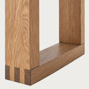 Doque Bench – geri kazanılmış masif ahşap, yakın plan ahşap doku ve işçilik detayı | Woodyworkz