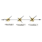 World Clock Duvar Saati